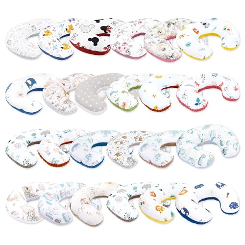 Stillkissen klein Mond Minky 130 cm - Nursing und Breastfeeding Pillow Stillmond Stützkissen Stillhörnchen kleines Still Kissen und Lagerungskissen beim Stillen Oeko-Tex ZUFÄLLIGEN VARIANTE Stillkissen klein Mond Minky 130 cm - Nursing und Breastfeeding Pillow Stillmond Stützkissen Stillhörnchen kleines Still Kissen und Lagerungskissen beim Stillen Oeko-Tex ZUFÄLLIGEN VARIANTE von Totsy Baby