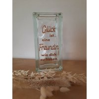 Geschenk Für Beste Freunde Freundin - Blumenvase Inkl Spruch 24 X 11, 5 8 cm Aufkleber in Diversen Farben Erhältlich Blumen Vase von TottisGravur