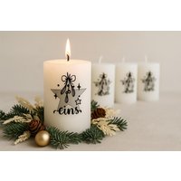 Adventskranzkerzen 4Er Set | Stumpenkerzen Für Weihnachten Advent Deko & Geschenkidee Adventskranzkerzen 4Er Set | Stumpenkerzen Für Weihnachten Advent Deko & Geschenkidee von TottoPlotto