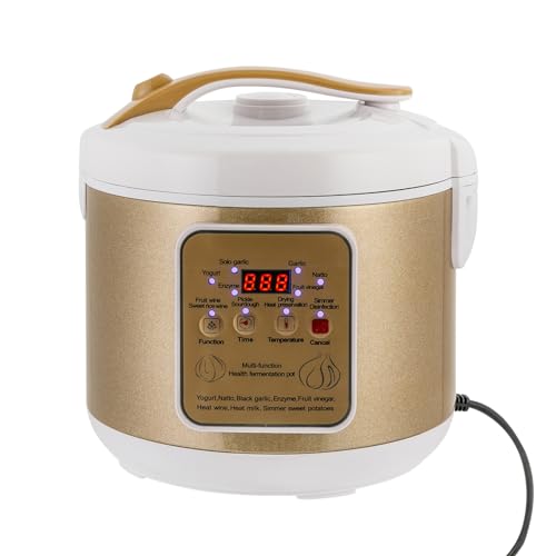 TouSuaRSi 90W Schwarzer Knoblauch Fermenter Automatisch Garlic Fermentationsmaschine Knoblauch Ferment Box Mit Speicherfunktion Hausgemachter Schwarzer Knoblauch Maschine (6L) von TouSuaRSi