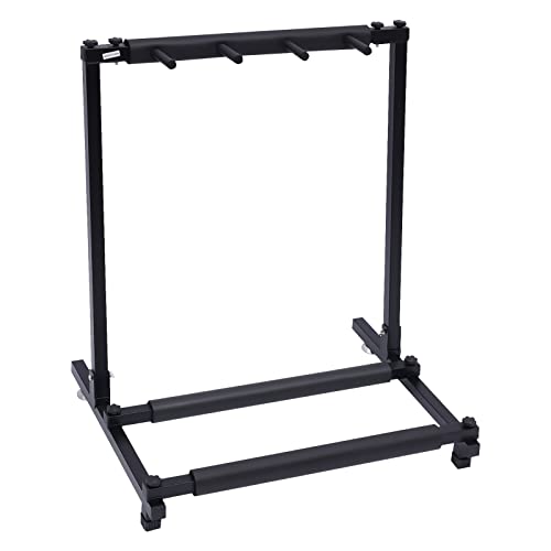 TouSuaRSi Gitarrenständer Verstellbare Guitar Stand Eva-Schaumstoff Gitarren Ständer 3 Gitarren Gitarrenständer Mehrfach für Haushalte, Konzertsäle, Musikinstrumentengeschäfte usw (3-Fach) von TouSuaRSi