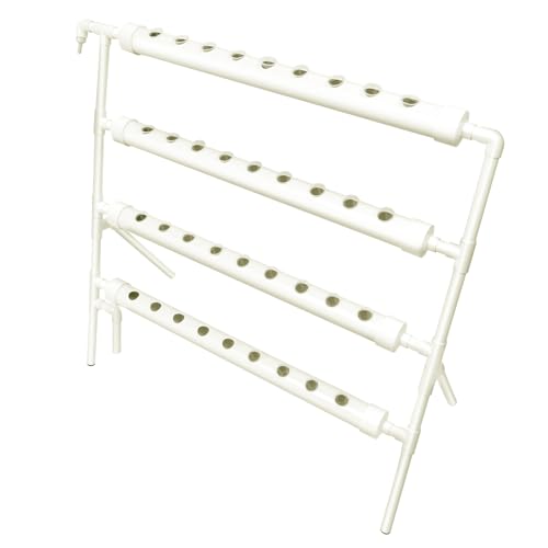 TouSuaRSi Hydroponic Grow Kit 36 Löcher 4 Rohre Hydroponic System PVC Hydroponic Power Grow Kit Hydroponisches Anbausystem erdlose Anbauschläuche mit Wasserpumpe für Haus Balkon Garten TouSuaRSi Hydroponic Grow Kit 36 Löcher 4 Rohre Hydroponic System PVC Hydroponic Power Grow Kit Hydroponisches Anbausystem erdlose Anbauschläuche mit Wasserpumpe für Haus Balkon Garten von TouSuaRSi
