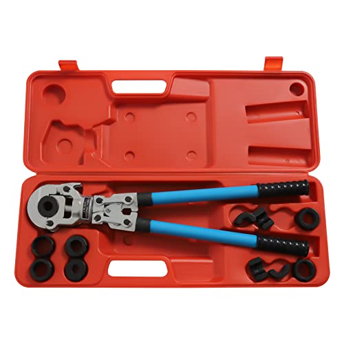 TouSuaRSi Presszange Kupferrohr Pressfitting Verbundrohr Mehrschichtverbundrohr mit um 360° Drehbarem Kopf und TH16 TH20 TH26 TH32 incl Rohrpresszange Tragbar mit Ergonomischem Gummigriff TouSuaRSi Presszange Kupferrohr Pressfitting Verbundrohr Mehrschichtverbundrohr mit um 360° Drehbarem Kopf und TH16 TH20 TH26 TH32 incl Rohrpresszange Tragbar mit Ergonomischem Gummigriff von TouSuaRSi