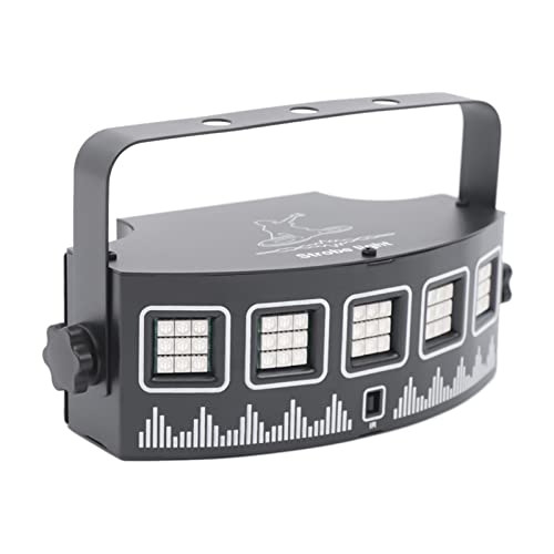7-Eyes Licht DJ Projektor, 10W 45 LED Bühne Beleuchtung Discolicht Lichteffekt Spotlight für Bar Geburtstag Party mit Fernbedienung von TouTToNG