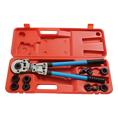 9 set Presszange Crimpzange V/TH Kontur Profil V12-28mm + TH16-32mm Hydraulische Quetschzange Handpresszange Set 6T von TouTToNG