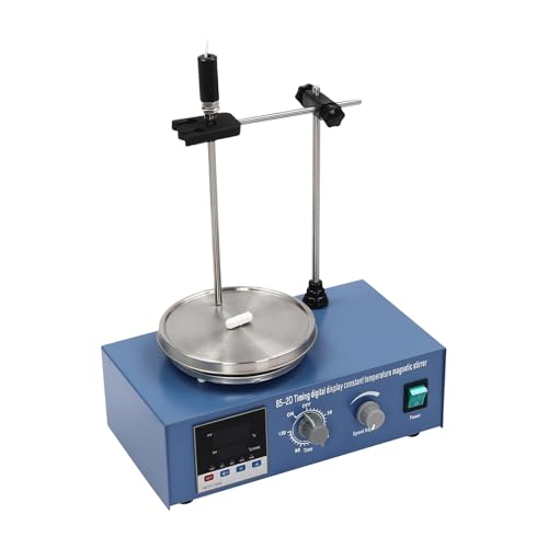 Magnetrührer Rührer Magnetischer 10-150℃ 1000ml Digitaler beheizter Laborheizrührer 500W Heiße Platte für Rühren und Mischen von TouTToNG