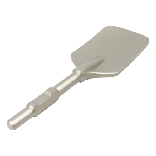 Schaufel für Elektrische Hämmer Zubehör, 40Cr Chromstahl Langem Griff Abnehmbar Schaufel mit Werkzeugkasten Excavation Meißel 44 x 13,5 cm von TouTToNG