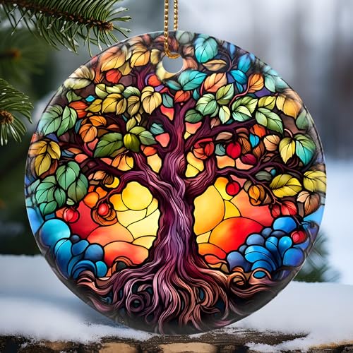 Touber Weihnachten 2023 Ornament Weihnachtsdeko Urlaub Geschenk Idee Erbstück Andenken Rund Keramik Geschenk Austausch Geschenkidee Baum des Lebens Touber Weihnachten 2023 Ornament Weihnachtsdeko Urlaub Geschenk Idee Erbstück Andenken Rund Keramik Geschenk Austausch Geschenkidee Baum des Lebens von Touber