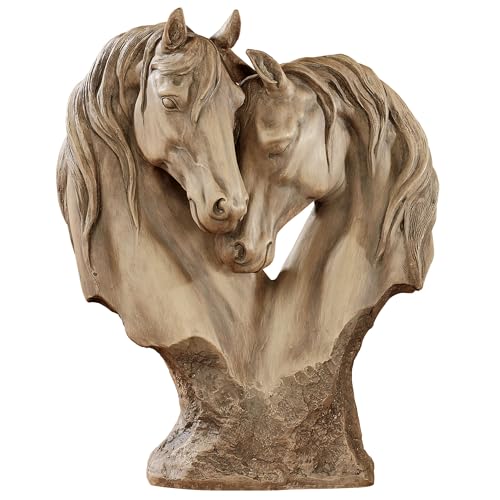 Touch of Class Tischskulptur Loving Horses, Hellbraun hautfarben von Touch of Class
