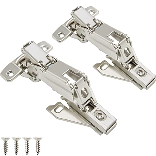 TOUCH 165 Grad Face-Frame Full Overlay Clip-on Lazy Susan Schrankscharnier Selbstschließend (nicht Soft Close), verdeckte Küchenschranktürscharniere, TCH-14102, 1 Paar (2 Stück) von Touch