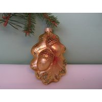 Glänzende Eichel. Handgemachte Weihnachtsbaum Dekoration Aus Glas Glänzende Eichel. Handgemachte Weihnachtsbaum Dekoration Aus Glas von TouchTheOld