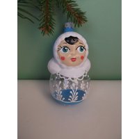 Roly-Poly Süsse Weihnachtsverzierung. Weihnachtsbaum Dekoration Aus Glas. Handgemachte Weihnachtskugel Roly-Poly Süsse Weihnachtsverzierung. Weihnachtsbaum Dekoration Aus Glas. Handgemachte Weihnachtskugel von TouchTheOld