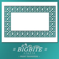 Shabby Chic Schablone Mosaik Ornamentmuster | Möbeldruck Transfer #048 von TouchTheWood