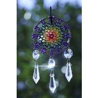 Custom Pride Chainmaille Und Crystal Sun Catcher von TouchoftheFae