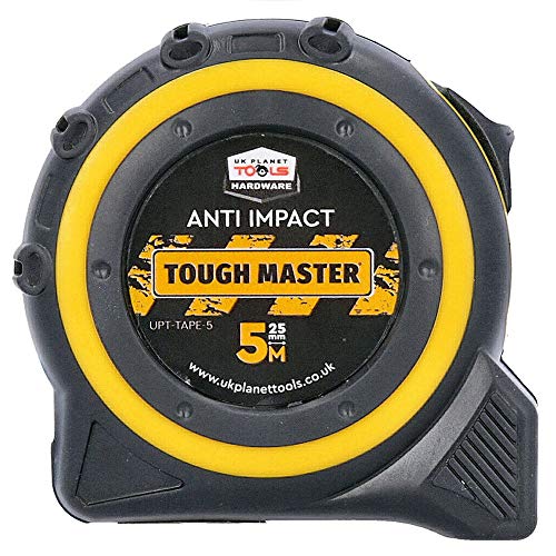 5 m/16 Fuß metrisches/imperiales Maßband, 25 mm breit, 5-33-886 TOUGH MASTER von TOUGH MASTER