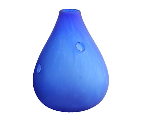 Toujours Cristal de Sèvres Giroflée – Vase aus Glas mit Glanz 28 cm blau von Toujours Cristal de Sèvres