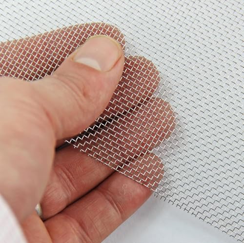 304 Edelstahl-Drahtgeflecht 20 Mesh,5PCS Lüftungsgitter Metall, Nagerbekämpfung Insektengitter Schädlingsschutzgitter, hartes und hitzebeständiges Siebnetz, leicht zu schneiden von Toulifly