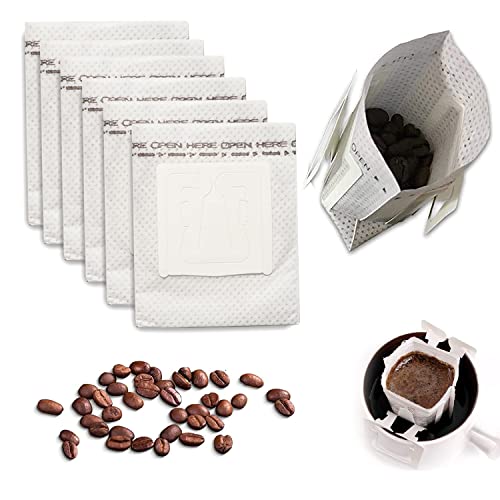 KaffeeFilter, Filterpapier für Kaffeekanne, 50 Stück Tragbare Kaffee-Papier-Filter, Papier-Kaffeefilter, Tragbare Kaffeefilter für die meisten Tassen, Reisen, Home, Office, Camping von Toulifly