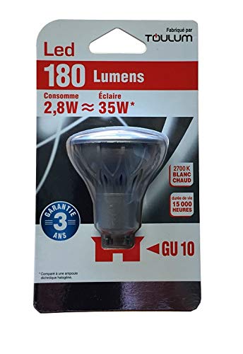 LED Lampe Spot GU10 2,8W Watt 100° Strahler Leuchte 180 Lumen Warmweiß Glühlampe von Toulum