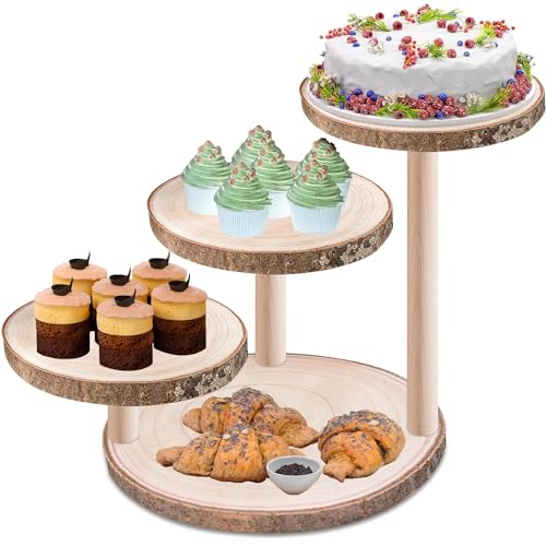 Cupcake-Turm aus Paulownia-Holz, 4-stöckig, für 50 Cupcakes, für Teepartys, Kaffeepausen, Festivals, Geburtstage usw Cupcake-Turm aus Paulownia-Holz, 4-stöckig, für 50 Cupcakes, für Teepartys, Kaffeepausen, Festivals, Geburtstage usw von TourKing