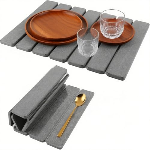 Faltbare Abtropfmatte aus Stein, 60 cm, rutschfest, wiederverwendbar, Kieselgur-Trockenmatte, schnell saugfähiges Pad für Küchentheke, Spülbecken-Tablett, Matte für Badezimmer, Dunkelgrau (40 x 30 cm) Faltbare Abtropfmatte aus Stein, 60 cm, rutschfest, wiederverwendbar, Kieselgur-Trockenmatte, schnell saugfähiges Pad für Küchentheke, Spülbecken-Tablett, Matte für Badezimmer, Dunkelgrau (40 x 30 cm) von TourKing