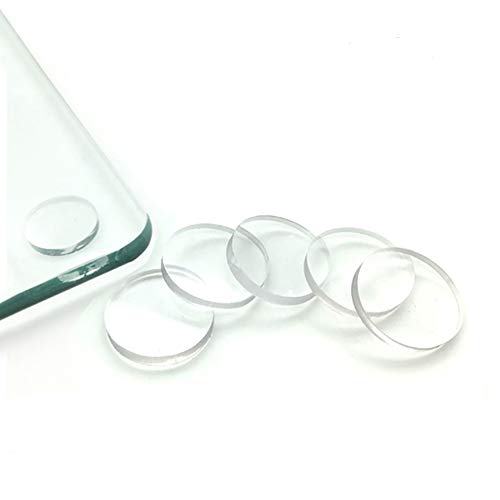 Stoßstangen aus Glas, weiches Material, zur Kontrolle der Bewegung der Glasplatte. Kunststoff-Stoßstange für Tisch-Glasplatte, Gummi-Stoßstangen-Pads, 30 Stück von TourKing