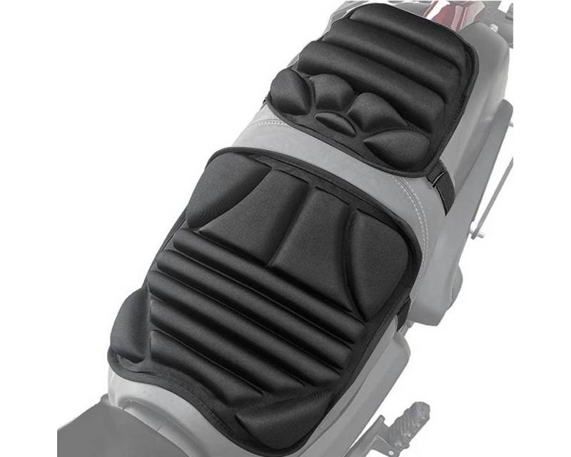 Tourtecs Sitzbank Motorrad Sitzkissen Set Sozius VK2 Komfortkissen Sitzauflage schwarz Tourtecs Sitzbank Motorrad Sitzkissen Set Sozius VK2 Komfortkissen Sitzauflage schwarz von Tourtecs