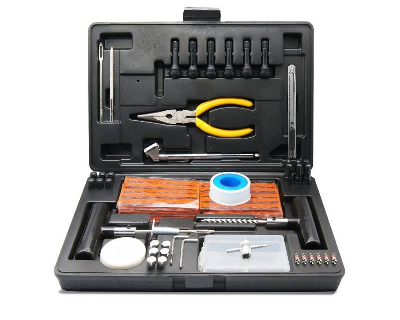 Tourtecs Sitzbank Reifenreparaturset Motorrad / Werkzeugkoffer Pannenset # RD2 von Tourtecs