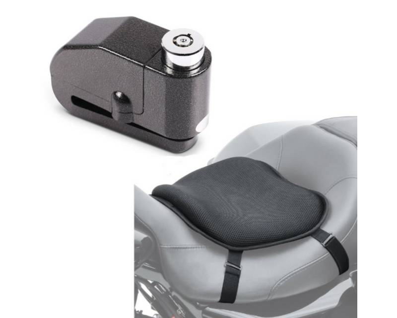 Tourtecs Sitzbank Set Gel Sitzkissen + Bremsscheibenschloss S1 Tourtecs Sitzbank Set Gel Sitzkissen + Bremsscheibenschloss S1 von Tourtecs