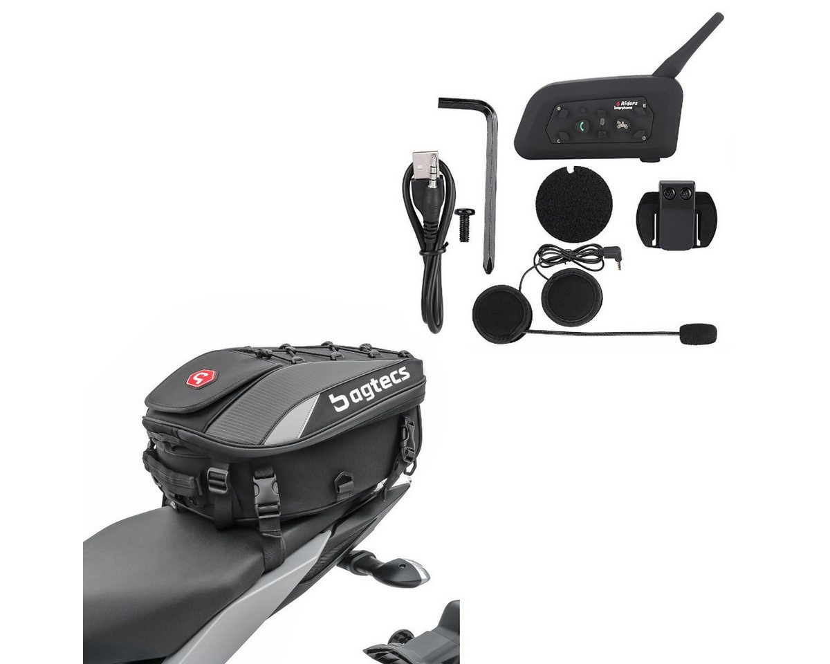 Tourtecs Sitzbank Set: Intercom Motorrad IK6 mit Headset wireless # mit Hecktasche X30 e Tourtecs Sitzbank Set: Intercom Motorrad IK6 mit Headset wireless # mit Hecktasche X30 e von Tourtecs