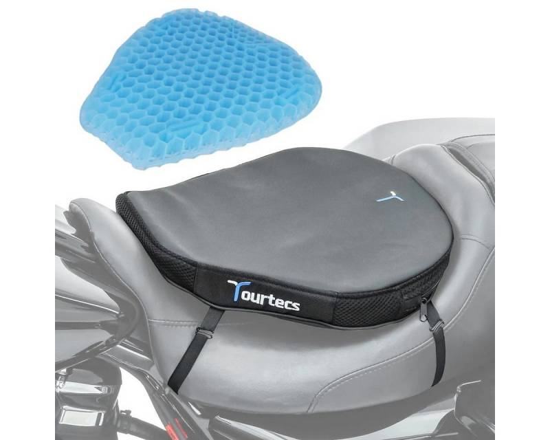 Tourtecs Sitzkissen Motorrad Sitzkissen TPE Gel Tourtecs von Tourtecs