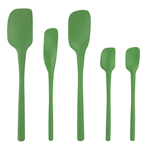 Tovolo Flex-Core® All Silikon Spatel 5er Set für Mahlzeiten Zubereitung, Kochen, Backen und mehr - Pesto von Tovolo