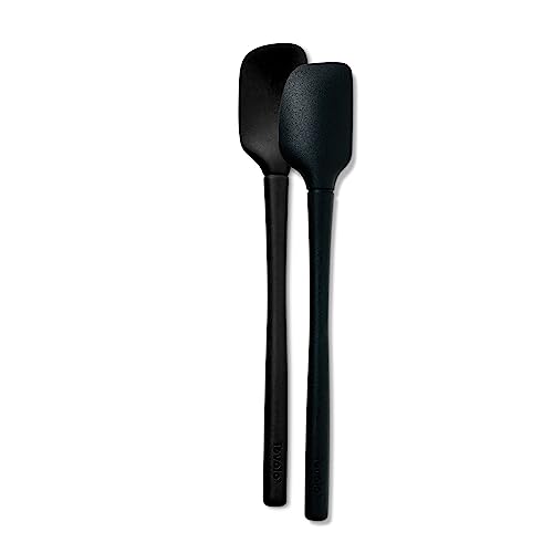 Tovolo Flex-Core All-Silikon Mini Spatel & Löffel, Küchenhelfer 2er Set, Hitzebeständig & BPA Frei Silikon Spatel & Löffel, Sicher für Gusseisen & Antihaft-Kochgeschirr, Spülmaschinenfest von Tovolo