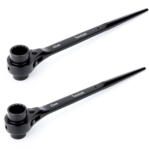 Tovotum 2 Stück 19 mm x 22 mm oder 3/4 Zoll × 7/8 Zoll 12-kant Doppelend-Stecknuss Ratsche Podger Gerüst-Spud Schraubenschlüssel Schwarz Tovotum 2 Stück 19 mm x 22 mm oder 3/4 Zoll × 7/8 Zoll 12-kant Doppelend-Stecknuss Ratsche Podger Gerüst-Spud Schraubenschlüssel Schwarz von Tovotum