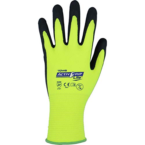 TOWA ActivGrip Lite Arbeitshandschuhe Handschuhe Montagehandschuhe 12 Paar im Pack (10) von Towa