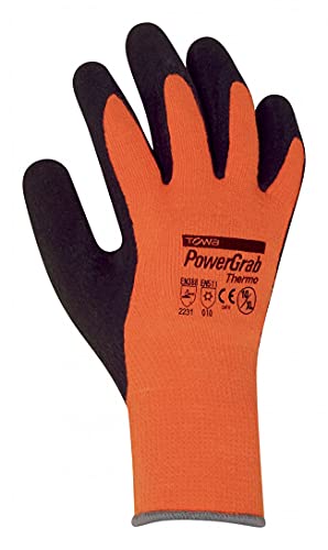 TOWA Power Grab Thermo Arbeitshandschuhe Handschuhe Montagehandschuhe 12 Paar im Pack (10) von Towa