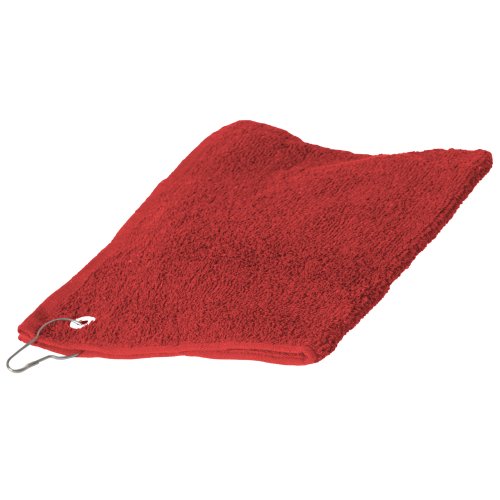 Towel City Luxus Golf Sport Handtuch, 550 GSM, 30 x 50 cm (Einheitsgröße) (Rot) von Towel City