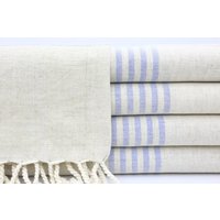 100% Leinenhandtuch, Leinentuch, Duschetuch, Badetuch, Badetuch, Badetuch, Blaues Handtuch, Hochzeitstuch, Hochzeitstuch, Mt021D von TowelMaster