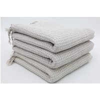 Geschirrtuch, Stonewashed Handtuch, Handtuch, Waffeltuch, 46cm X 42cm, Ua006F von TowelMaster