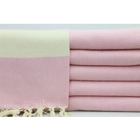 Handtuch, Gesichtstuch, Kopftuch, Gesichtstuch, Geschirtuch, 50cmx40cm, Kleines Handtuch, Serviettentuch, Küchentuch, Hell-Rosa, Hy001F von TowelMaster