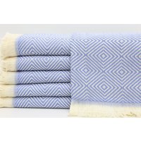 Kleines Handtuch, Türkisch Handtuch, Küchentuch, Geschirrtuch, Geschirrtuch, Hellblau, Peshkir Handtuch, Ay003F von TowelMaster
