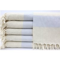 Leinen Handtuch, Baby Blau Handtuch, Handgewebtes Handtuch, Strandtuch, Bulk Handtuch, 38 "x 70" von TowelMaster