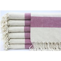 Leinentuch, Lila Handtuch, Strandtuch, Brautjungfer Handtuch, Bulk Handtuch, Brautjungfer Handtuch, 38 "x 70", Dusche Handtuch, Handgefertigt von TowelMaster