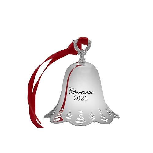 Towle 2024 versilberte durchbohrte Glocke Ornament 45. Auflage von Towle