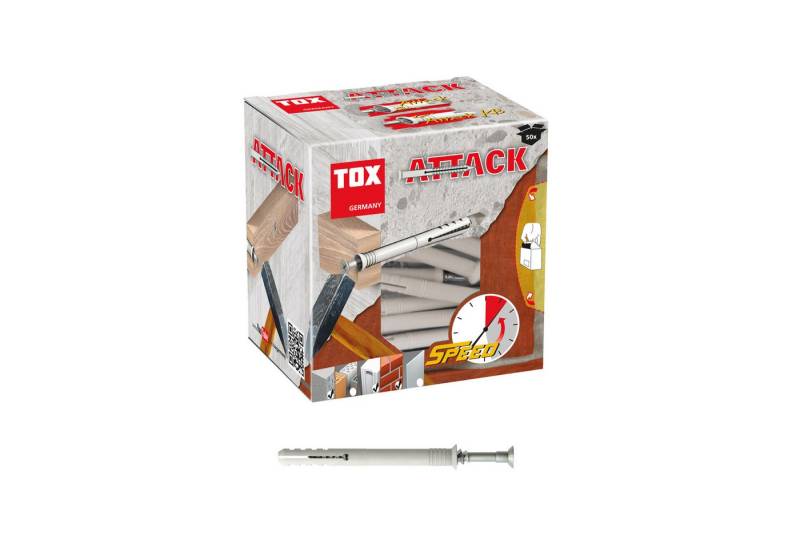 Tox Nageldübel TOX Nageldübel Attack, 8x120 mm, 50 Stück von Tox