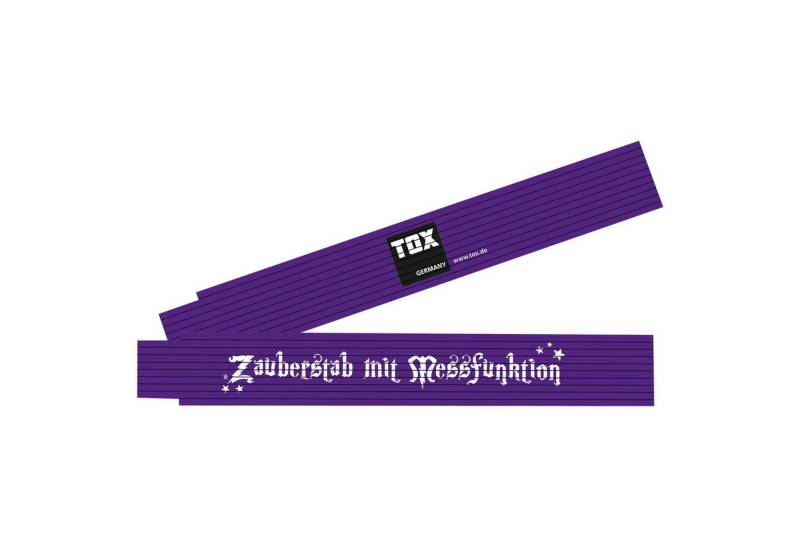Tox Zollstock TOX Meterstab, Aufdruck: Zauberstab mit Messfunktion, 2 m Tox Zollstock TOX Meterstab, Aufdruck: Zauberstab mit Messfunktion, 2 m von Tox
