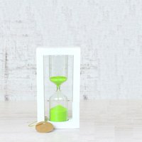 Holz Hourglass Sand Moderne Stunde Glas Timer Uhr Schreibtisch Veranstalter Ei Dekor von ToyAnimal