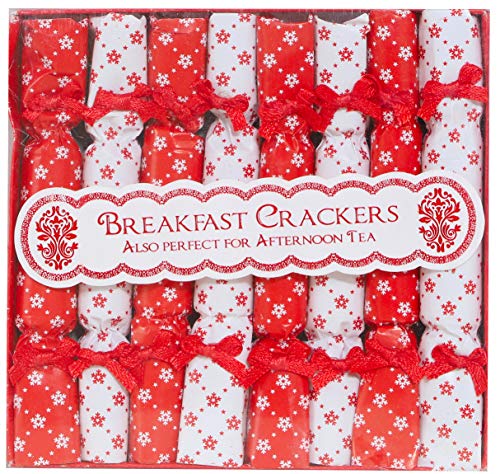 Toyland Packung mit 8 Mini Red & White Frühstück Crackers - Christmas Crackers von Toyland