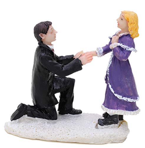 Toyland® Mini-Figuren aus Kunstharz für Weihnachten, Sammlerstück – Dorf-Szene – Weihnachtsfiguren (Vorschlag) von Toyland