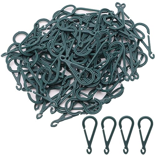 Toyland® Packung mit 100 Weihnachtsschmuck-Haken – grüne Kugeln zum Aufhängen aus Kunststoff – Weihnachtsdekoration von Toyland